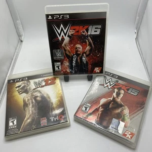 WWE 2k16 + 2k15 + 12- Sony PlayStation 3, 2015 PS3 LOT X3 - Bild 1 von 21