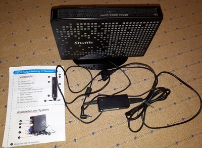 Mini PC Shuttle XS35 V3 - Dualcore Atom D2700 - 4GB RAM – 80GB SSD – DVD/CD - Bild 1 von 4