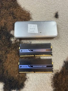 Corsair Kit of 2 (2x1GB) 1G,800M,128x64,240,EPP DDR2 800MHz PC2-6400 RAM PAIR - Picture 1 of 3