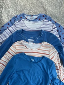 Lot Of 5 Women M Shirts (Blair, American Sweetheart) - Picture 1 of 6
