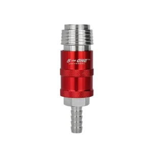 Milton 1755 1/4" Safety Exhaust Coupler, 3/8" Hose Barb - 5EA - Picture 1 of 1