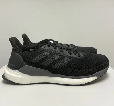 Size 8-Men’s Adidas Solar Boost 19 Running Shoes EF 1413 Black Gray EF1413 New - Image 1 of 4