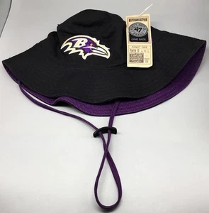 Baltimore Ravens NFL Forty Seven 47 sombrero de cubo unisex negro - Imagen 1 de 6