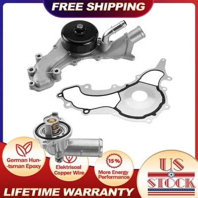 Engine Water Pump Thermostat Kit For 2011-2016 Chrysler Dodge Jeep Wrangler 3.6L - Image 1 of 4