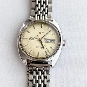 Reloj ENICAR 25 joyas vintage automático/enrollado a mano en buen estado - Imagen 1 de 10
