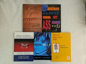 Lot of 5 CHRISTINA OXENBERG Stories & Novels 1 Signed! - Picture 1 of 4