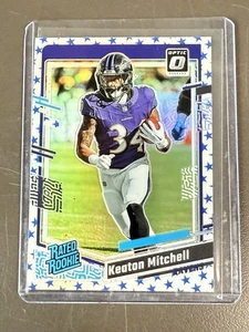 2023 Panini Donruss Optic - Rated Rookie Keaton Mitchell #207 Stars Prizm (RC) - Bild 1 von 2