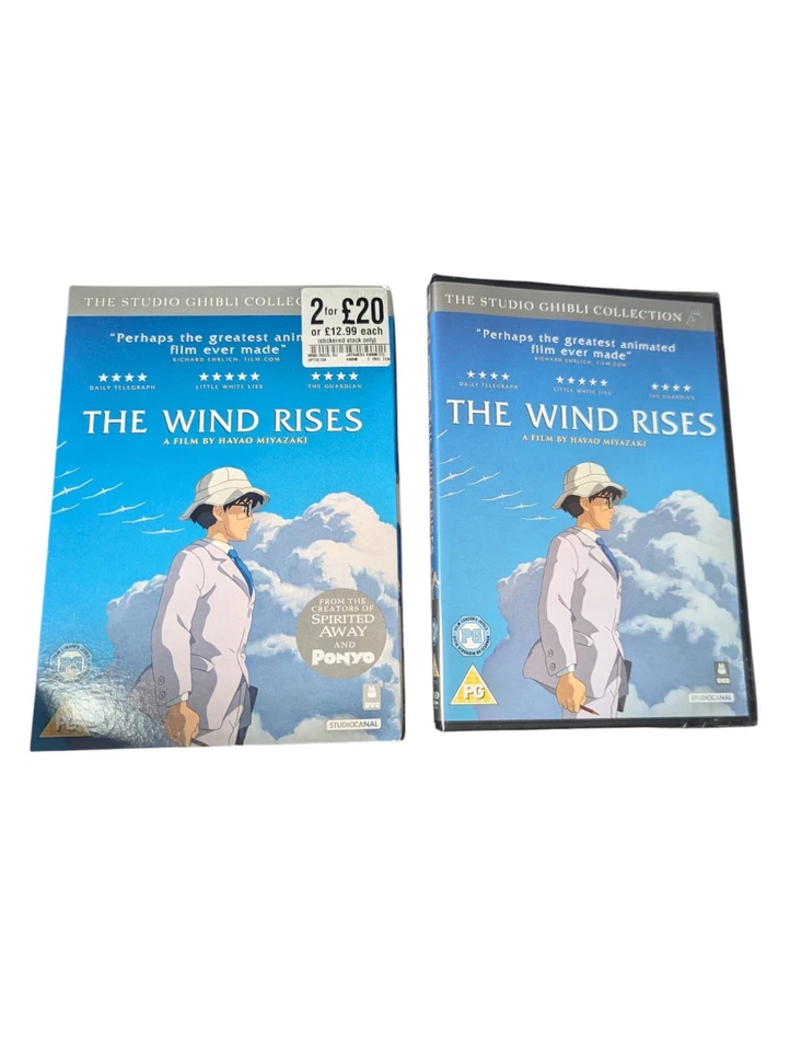 The Wind Rises The Studio Ghibli Collection (DVD, 2014) New & Sealed  - Image 1 of 2