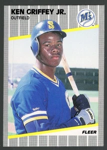 1989 Fleer - Ken Griffey Jr #548 (RC) - Picture 1 of 2