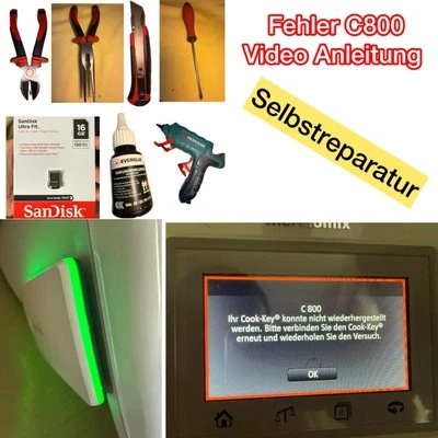 THERMOMIX TM5 COOK KEY Fehler C800 Video Anleitung Reparatur - Bild 1 von 4