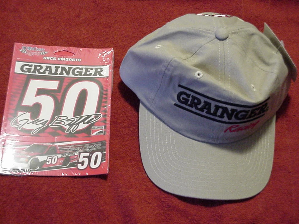 IMANES DE CAMIÓN NASCAR GREG BIFFLE #50, TAPA NUEVA COMO NUEVA ASPECTO ROUSH GRAINGER Foto 1 de 4