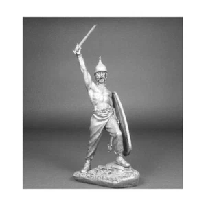Celtic Warrior Enemies Germans 1st Century BC 1/32 Scale Unpainted Tin Figure - Picture 1 of 12