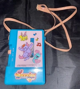 THE WUZZLES 1985 Hasbro Bradley Walt Disney Tape Player RARE - Picture 1 of 8