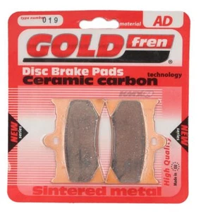 Pastillas de freno delanteras traseras Goldfren 019 AD adecuadas para KTM GS EGS MX 250 año 87 - Imagen 1 de 2