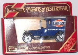 Matchbox Models of Yesteryear Y-5 1927 TALBOT VAN EverReady Batteries - Picture 1 of 1