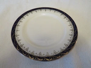 Beautiful Alfred Meakin Bleu de Roi English China 6 1/2 In Bread Plate  - Picture 1 of 5