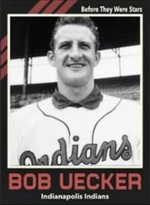 Custom Novelty Card Bob Uecker Indianapolis Indians Before They Were Stars