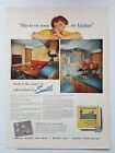 1951 Suntile Clay Cambridge Tile Wallcovering Flooring Vintage Print Ad