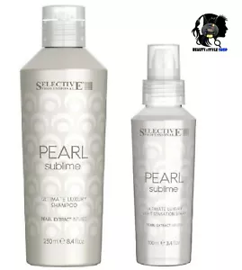SELECTIVE PEARL SUBLIME LUXURY KIT SHAMPOO 250ML+SPRAY 100ML ILLUMINANTE SALONE - Foto 1 di 4