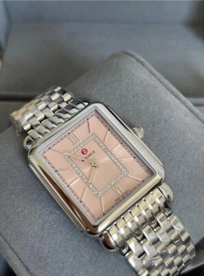 (ON SALE) New Michele Diamond Deco II Mww06x000036 Bracelet Watch - Image 1 of 4