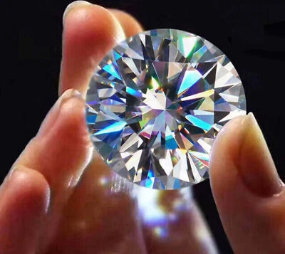 Excellent D VVS1 Clarity Lab Grown CVD Diamond 2Ct EGL Round Shape Gemstone 4AUH - Image 1 of 4
