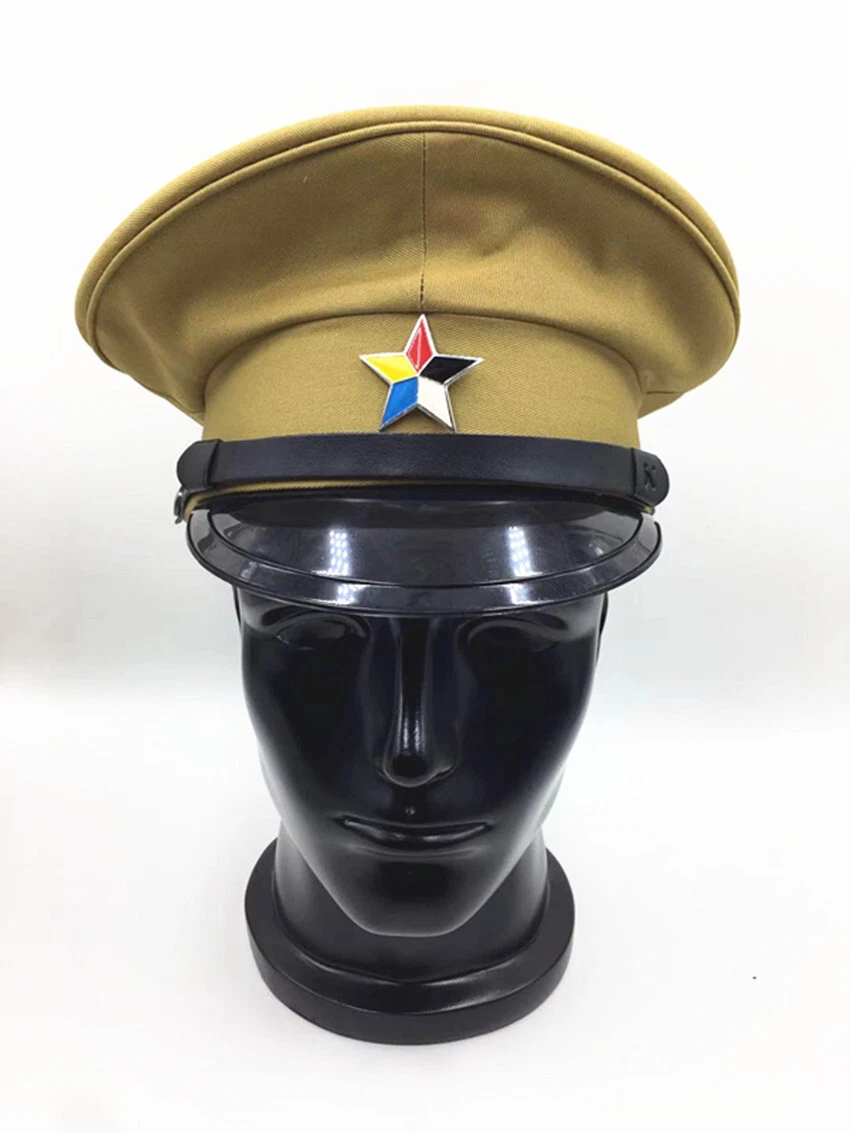 军队男帽米色7 1/4 码| eBay