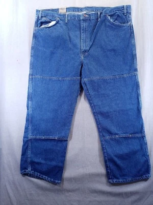 Dickies jeans men 50 x 30 Denim blue Relaxed Fit reinforced knee Boot Cut work - Image 1 of 4