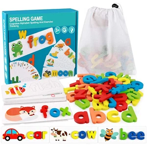 See&Spell Learning Toys for Kids Educational Words Spelling Matching Letter Game - Picture 1 of 20