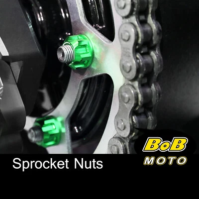 Wheel Rear Sprocket Nuts M10 For Kawasaki Ninja ZX14 Versys 650 Z750 EX300 NINJA Foto 1 de 4