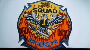 Departamento de Bomberos de la Ciudad de Nueva York. F.D.N.Y. PARCHE ESCUADRÓN 1 - VINTAGE - NUEVO - Imagen 1 de 2