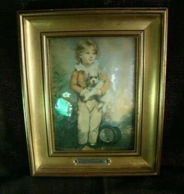 cadre émaux sur cuivre martelé à la main procédé breveté marque déposée HELCA - Photo 1/4