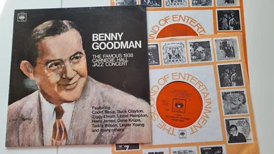 Benny Goodman - Famous 1938 Carnegie Hall Jazz Concert - 2xLP CBS Mono *N/Mint - Image 1 of 4