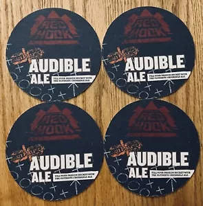 4 Bierdeckel REDHOOK Brauerei Audible Ale ~ Zusammenarbeit mit Dan Patrick Show - Bild 1 von 2