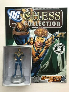 FIGURA DE AJEDREZ DE DC COMICS COLECCIÓN NÚMERO 61 BOOSTER ORO EAGLEMOSS FIGURA + MAG - Imagen 1 de 2