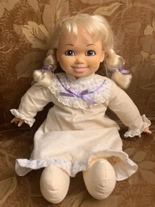 Vintage 1990 Northern Tissue Doll 16” Blonde Hair Freckles By James River - Picture 1 of 8