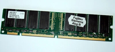 256 MB SD-RAM 168-pin PC-133U non-ECC  CL3 'Hynix HYM71V32635AT8-H AA' - Image 1 of 2