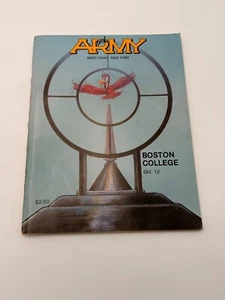 1985 Army vs Boston College Football Program Coach Jim Young Bud Ad VTG - Picture 1 of 4