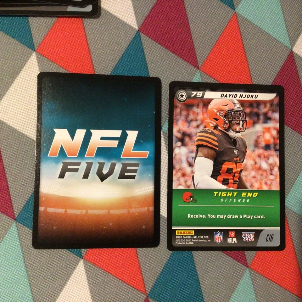 David Njoku #C16 Browns common Base 2020 Panini Edition NFL five TCG - Image 1 of 1