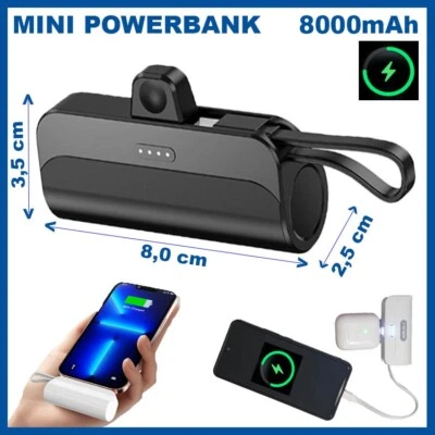 Power bank powerbank mini batteria ricarica esterna portatile piccola leggera - Immagine 1 di 4