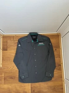Jaguar Racing F1 Formula One team Pit Stop vintage button up shirt. Size M - Picture 1 of 5