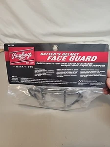 Rawlings Baseball Face Guard for Batting Batter's Helmet Black w Hardware BB1WG - Picture 1 of 5