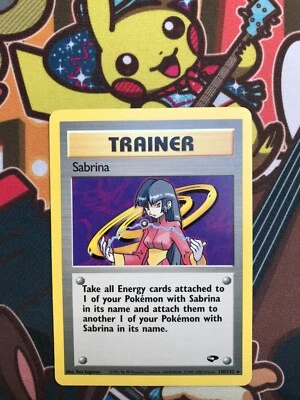 Sabrina 110/132 Gym Challenge Pokemon Karten NM - Bild 1 von 2