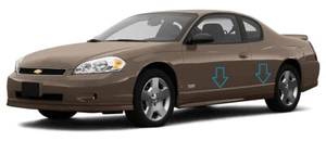 Moldura de carrocería de moldura de cinturón lateral de puerta cromada para Chevy Monte Carlo 2000-2007 - Imagen 1 de 2