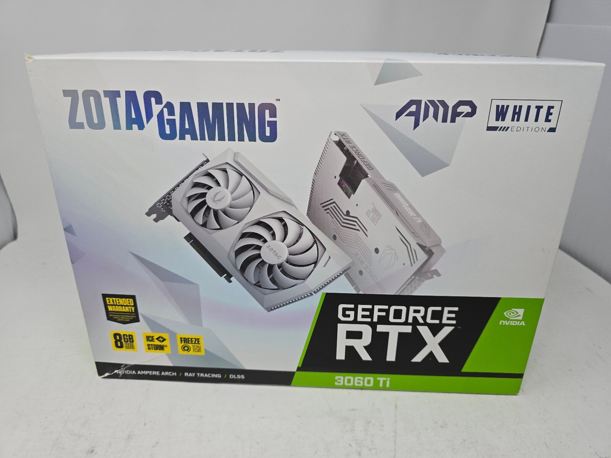 ZOTAC GAMING GeForce RTX 3060 Ti AMP White Edition LHR 8GB ZOTAC GAMING GeForce RTX 3060 Ti AMP White Edition LHR 8GB