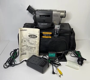 SHARP Hi8 8mm VIDEO CAMCORDER VL-SE20U Play/Record/AV Cable/Manual TESTED *READ* - Picture 1 of 17