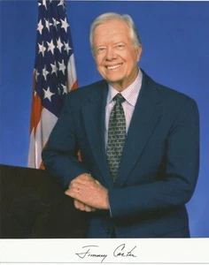 8x10 pre-printed, signed photo Jimmy Carter!  - Picture 1 of 1