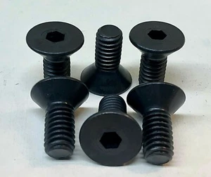 (Qty 10) 5/16-18 x 3/4" Flat Head Cap Screw Black Oxide Hex Drive Socket Alloy - Picture 1 of 3