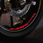 Für Honda CBR600RR 03-20 19 18 17 16 Racing 17"" Aufkleber Radfelge Aufkleber rot
