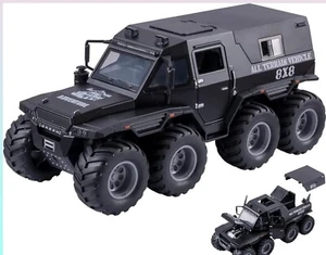 MINIAUTO Adventure 8X8 All Terrain Vehicle Die-Cast Maßstab 1:24 (schwarz) NEU! - Bild 1 von 8