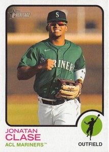 2022 TOPPS HERITAGE MINORS (#148) - JONATAN CLASE